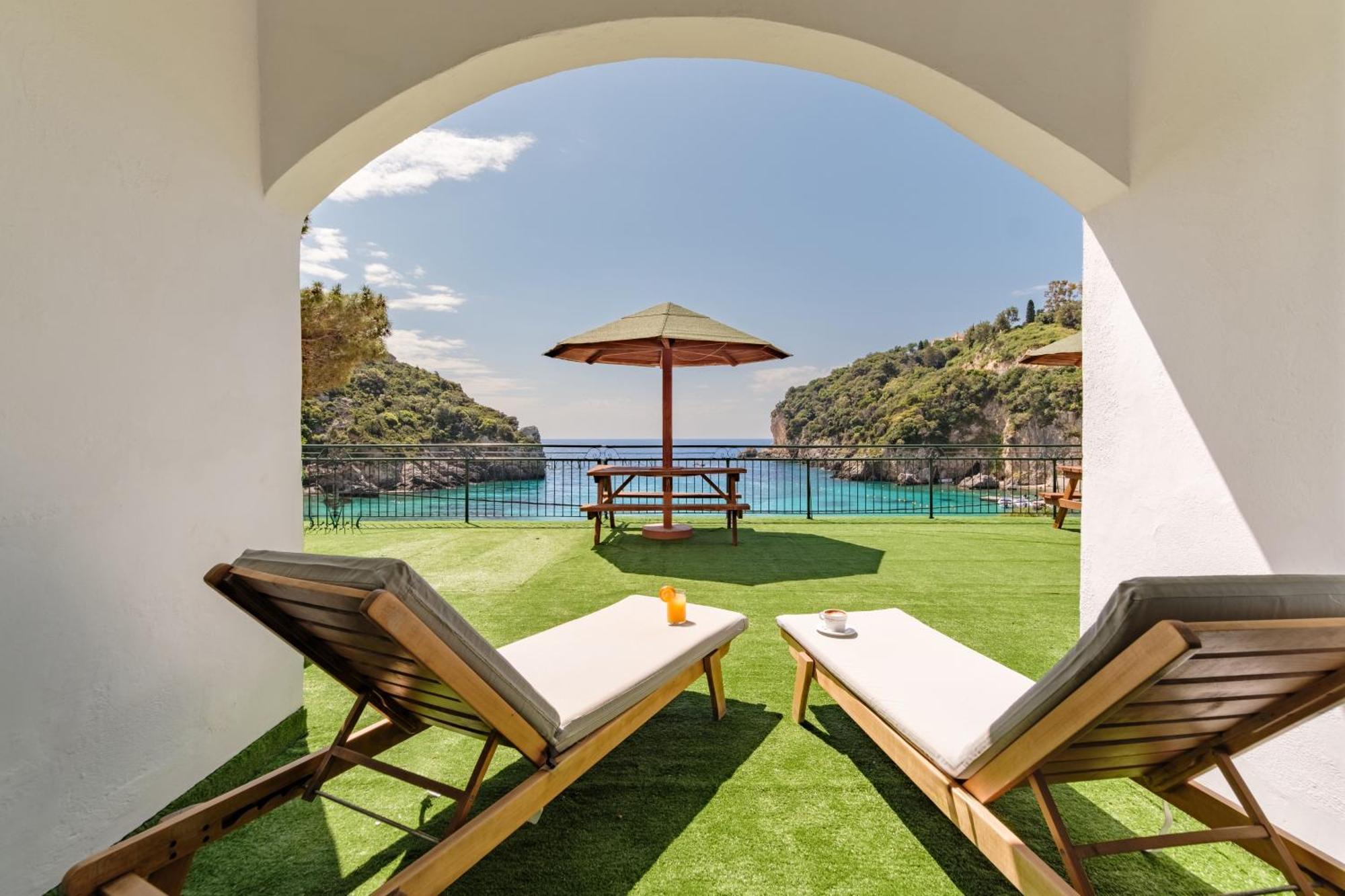 Hotel Apollon Corfu Paleokastritsa Exterior photo
